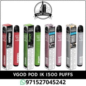 VGOD POD 1K 1500 Puffs 50mg Disposable Vape In Dubai