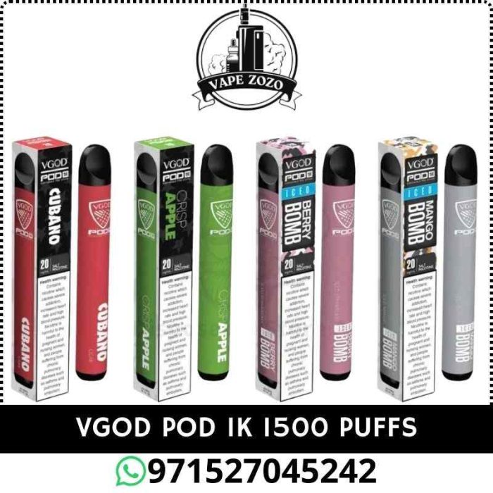 VGOD POD 1K 1500 Puffs 50mg Disposable Vape in Dubai