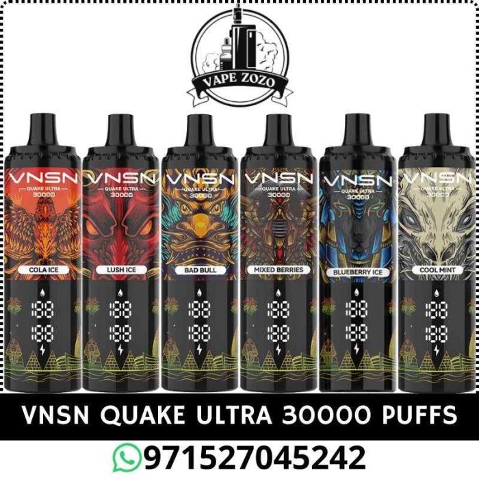 VNSN Quake Ultra 30000 Puffs 50MG Disposable Pod in Dubai