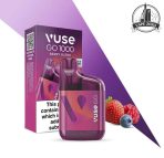 VUSE GO Box 1000 Puffs 20MG Disposable Vape Price in Dubai Berry Blend