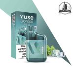 VUSE GO Box 1000 Puffs 20MG Disposable Vape Price in Dubai Mint Ice