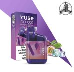 VUSE GO Box 1000 Puffs 20MG Disposable Vape Price in Dubai Passionfruit Ice