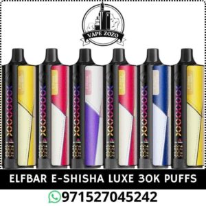 ELFBAR E Shisha Luxe 30000 Puffs 20MG Disposable Vape In Dubai