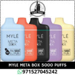 MYLE Meta Box 5000 Puffs 50mg Disposable Vape Price In Dubai
