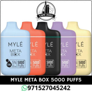 MYLE Meta Box 5000 Puffs 50mg Disposable Vape Price In Dubai