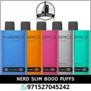 NERD Slim 8000 Puffs Disposable Vape Price In Dubai