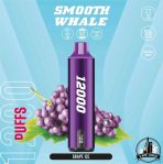 SMOOTH Whale 12000 Puffs 50MG Disposable Vape Price in Dubai GRAPE ICE