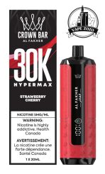 AL FAKHER Crown Bar HYPER MAX 30k Puffs 5MG Disposable Vape Price in Dubai Strawberry Cherry