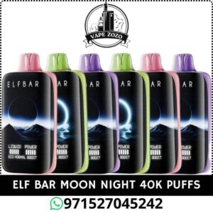 ELF BAR Moon Night 40000 Puffs 50MG Disposable Vape Price In Dubai
