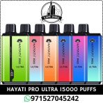 HAYATI Pro Ultra 15000 Puffs 20MG Disposable Vape in Dubai