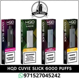 HQD CUVIE Slick 6000 Puffs 20MG Disposable Vape Price In Dubai