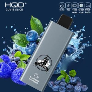 HQD CUVIE Slick 6000 Puffs 20MG Disposable Vape Price in Dubai Blueberry Raspberry