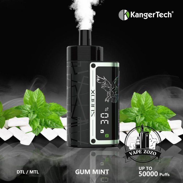KANGER SUBOX 50000 Puffs Disposable Vape Price in Dubai Gum Mint