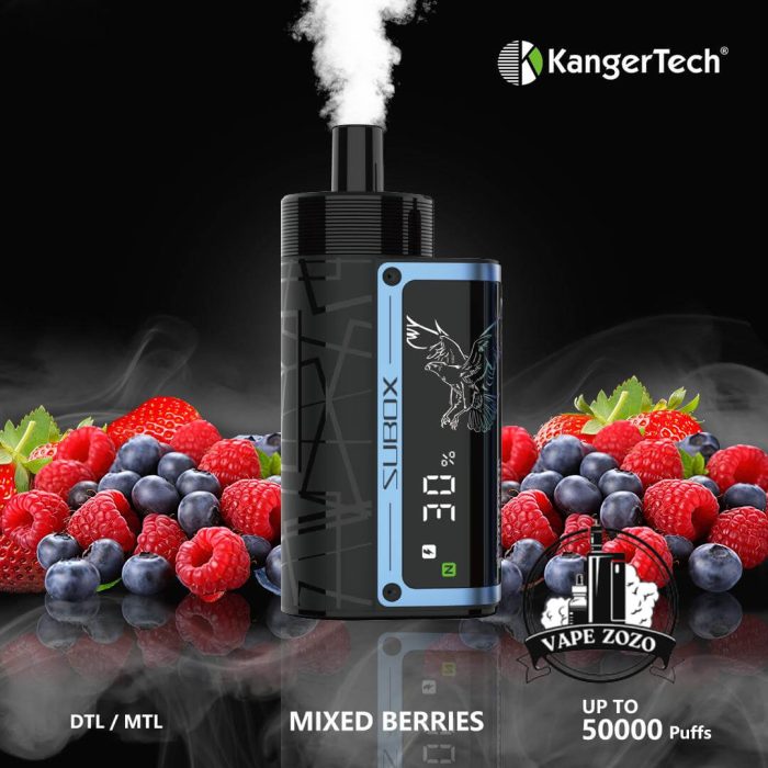 KANGER SUBOX 50000 Puffs Disposable Vape Price in Dubai Mixed Berries