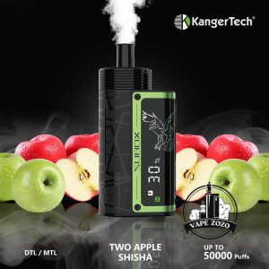 KANGER SUBOX 50000 Puffs Disposable Vape Price in Dubai Two Apple Shisha