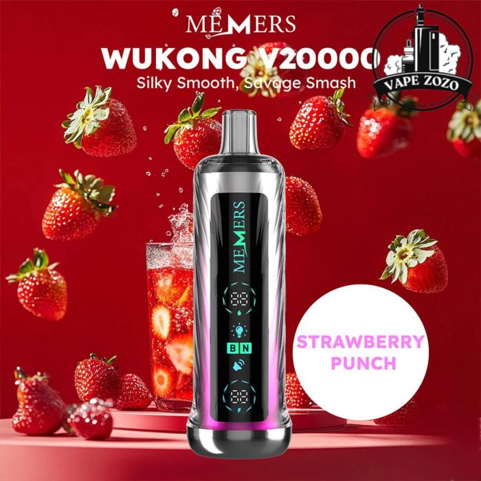 MEMERS Wukong V20000 Puffs Disposable Vape Price in Dubai Strawberry Punch