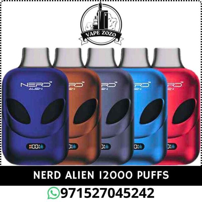 NERD ALIEN 12000 Puffs Price in Dubai