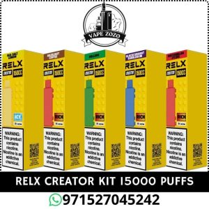 RELX Creator Kit 15000 Puffs Disposable Vape Price In Dubai
