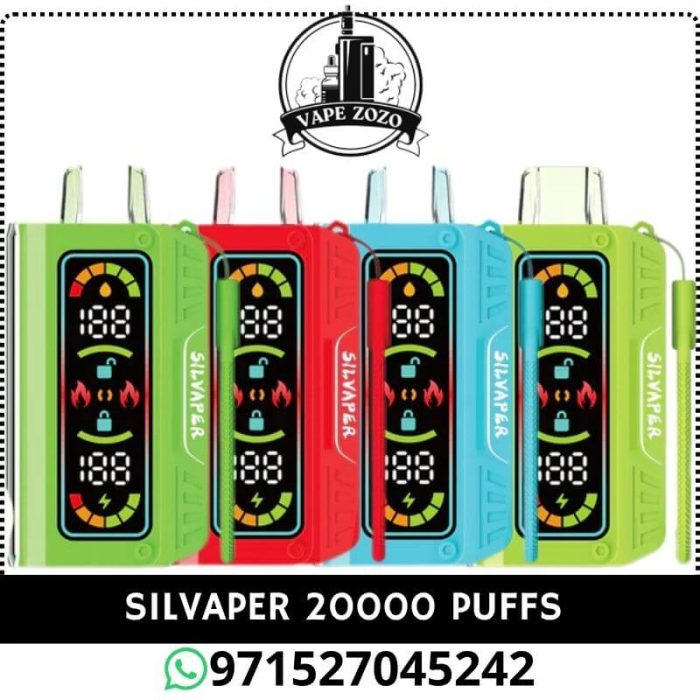 SILVAPER 20000 Puffs 20MG Disposable Vape Price in Dubai