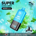TUGBOAT Super 16000 Puffs 50MG Disposable Vape Price in Dubai Cool Mint