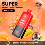 TUGBOAT Super 16000 Puffs 50MG Disposable Vape Price in Dubai Mango Passion Fruit