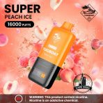TUGBOAT Super 16000 Puffs 50MG Disposable Vape Price in Dubai Peach Ice