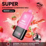TUGBOAT Super 16000 Puffs 50MG Disposable Vape Price in Dubai Strawberry Condensed Milk