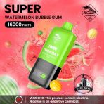 TUGBOAT Super 16000 Puffs 50MG Disposable Vape Price in Dubai Watermelon Bubblegum