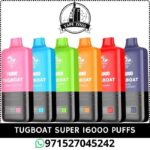 TUGBOAT Super 16000 Puffs 50MG Disposable Vape In Dubai