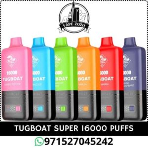 TUGBOAT Super 16000 Puffs 50MG Disposable Vape In Dubai