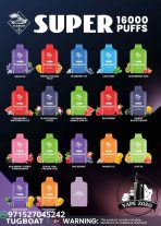 TUGBOAT Super 16000 Puffs 50MG Disposable Vape in UAE