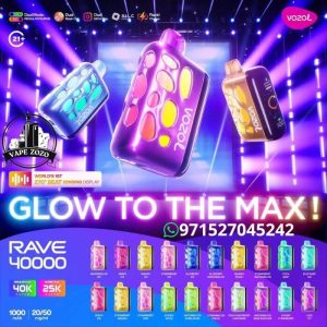 VOZOL Rave 40000 Puffs 50MG Disposable Vape Price in Dubai