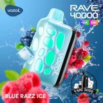 VOZOL Rave 40000 Puffs 50MG Disposable Vape Price in Dubai Blue Razz Ice