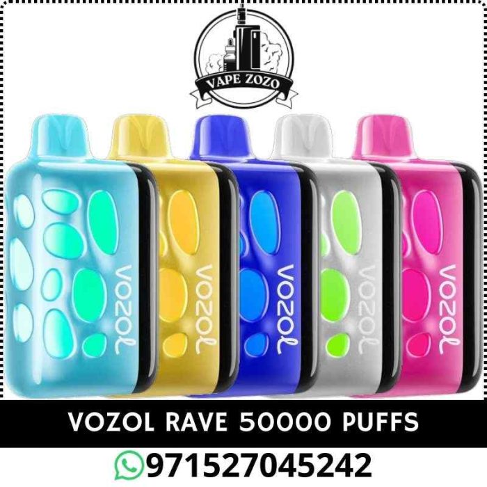 VOZOL Rave 50000 Puffs 50MG Disposable Vape Price in Dubai