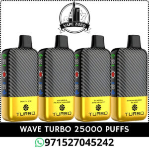 WAVE Turbo 25000 Puffs 50MG Disposable Vape Price In Dubai