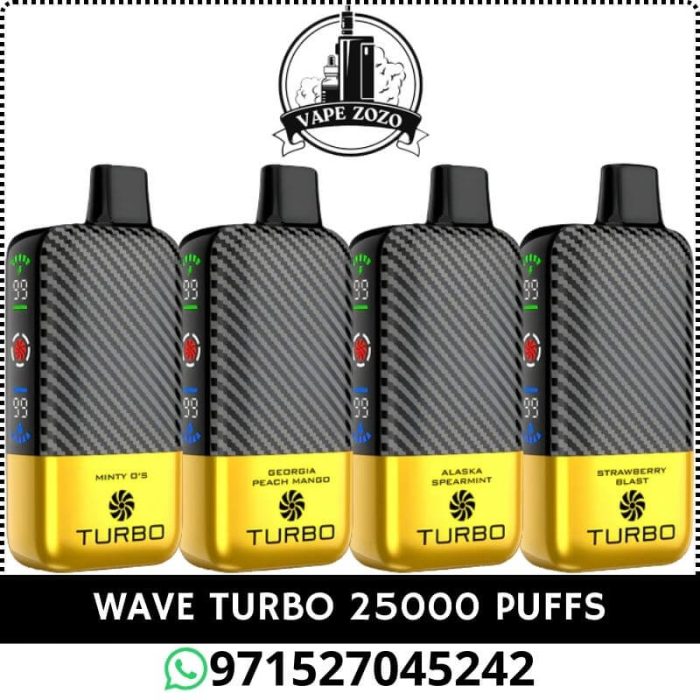 WAVE Turbo 25000 Puffs 50MG Disposable Vape Price in Dubai