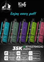 Buy KIEF King 35000 Puffs 20MG Disposable Vape in UAE