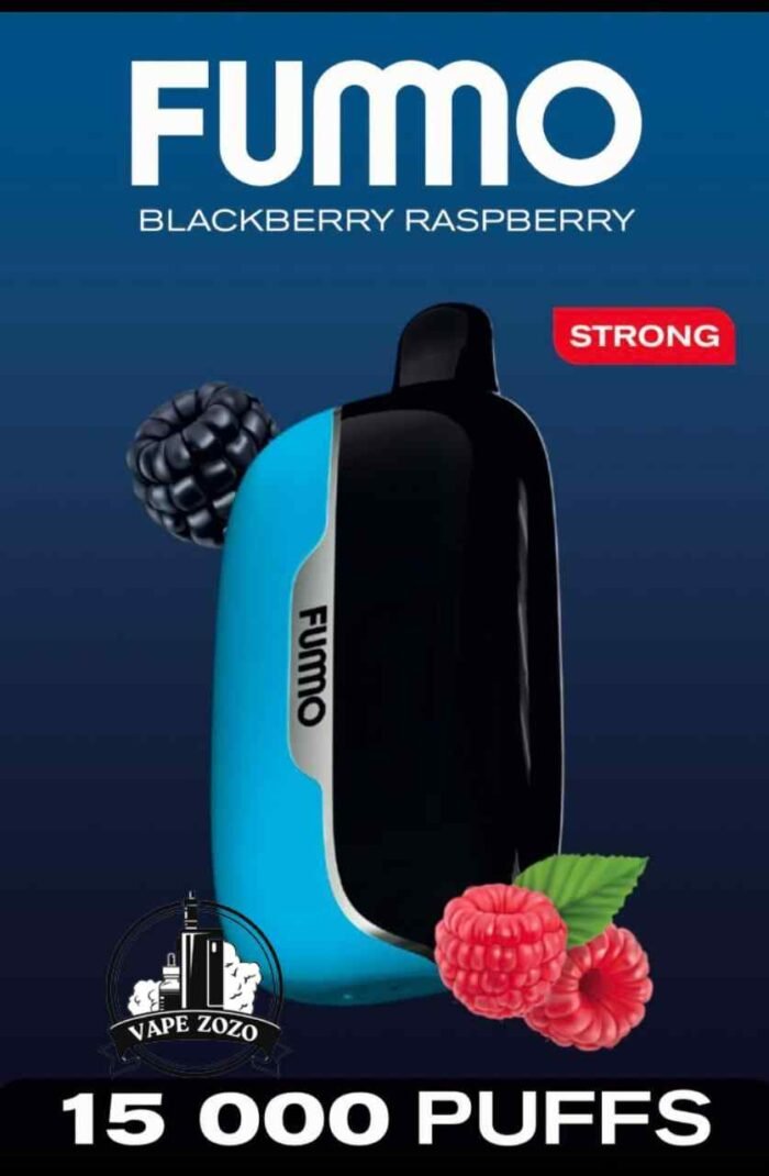 Buy FUMMO Power 15000 Puffs 20MG Disposable Vape Price in Dubai Blackberry Raspberry