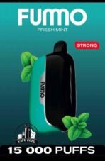 Buy FUMMO Power 15000 Puffs 20MG Disposable Vape Price in Dubai Fresh Mint