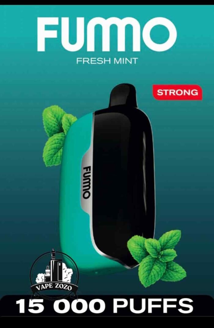 Buy FUMMO Power 15000 Puffs 20MG Disposable Vape Price in Dubai Fresh Mint
