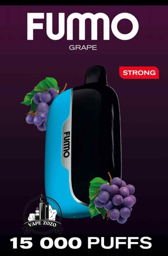 Buy FUMMO Power 15000 Puffs 20MG Disposable Vape Price in Dubai Grape