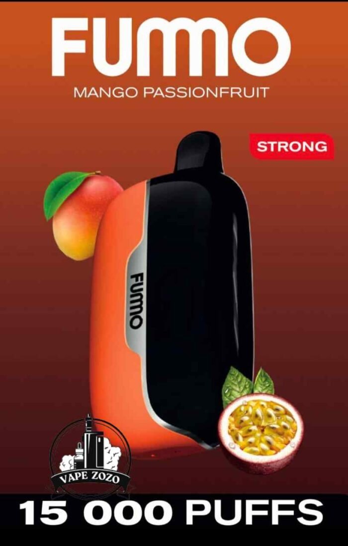 Buy FUMMO Power 15000 Puffs 20MG Disposable Vape Price in Dubai Mango Passionfruit