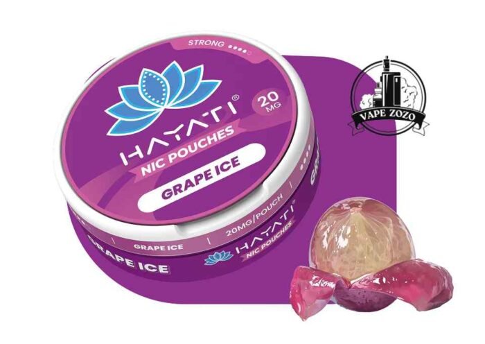 Buy HAYATI 3MG Nicotine Pouches Price in Dubai Grape Ice