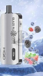 HQD Glaze Plus 12000 Puffs Disposable Vape – Premium Flavor in Dubai triple-berry