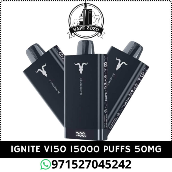 IGNITE V150 15000 PUFFS 50mg Disposable Vape in Dubai