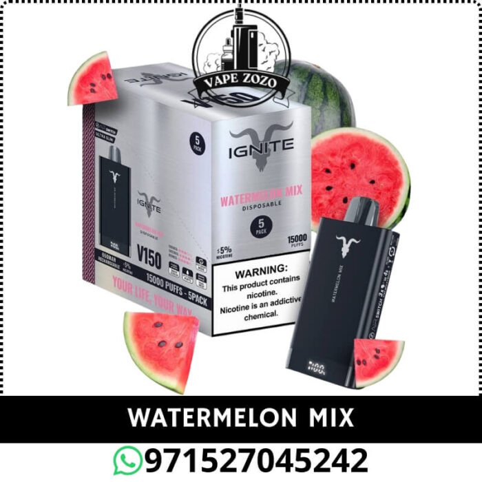 IGNITE V150 15000 PUFFS 50mg Disposable Vape in Dubai