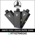 IGNITE V250 25000 Puffs 50MG Disposable Vape in Dubai