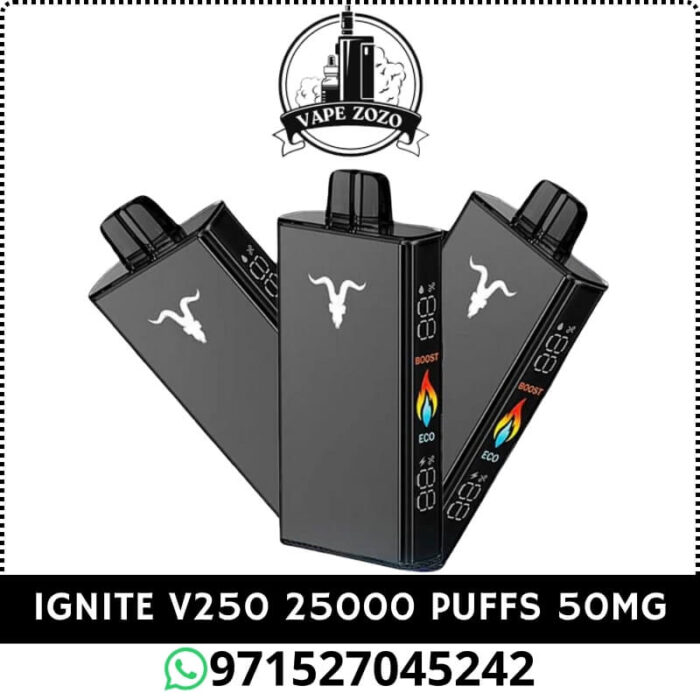 IGNITE V250 25000 Puffs 50MG Disposable Vape in Dubai
