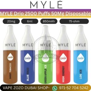 MYLE Drip 2500 Puffs 50Mg Disposable Vape In Dubai