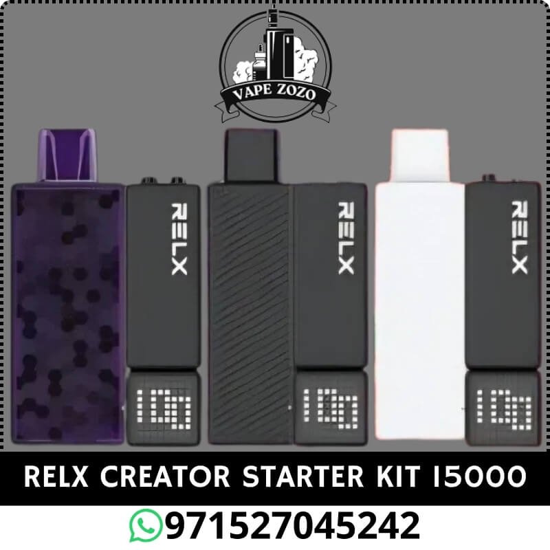 Relx Creator Starter Kit 15000 puffs